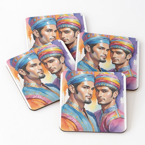 Item preview, Uzbekistan Men Handsome Watercolor Art designed and sold by Places On Earth.