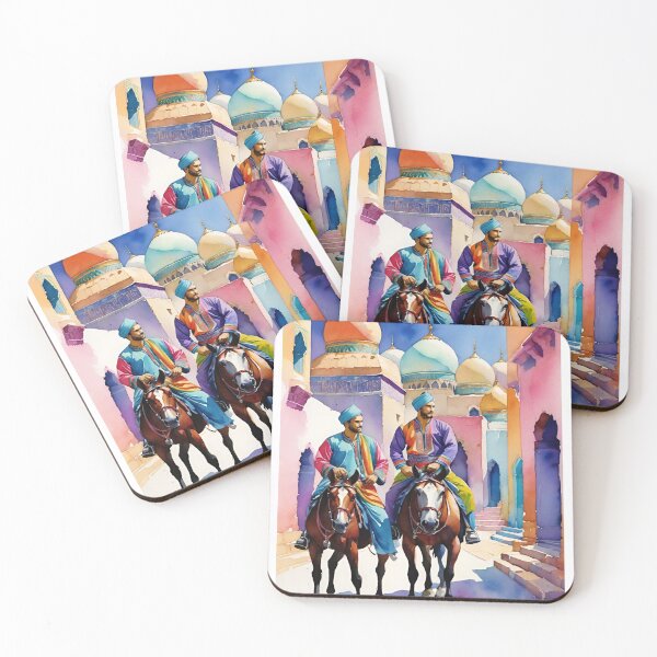 Item preview, Uzbek Men in Horses designed and sold by Places On Earth.