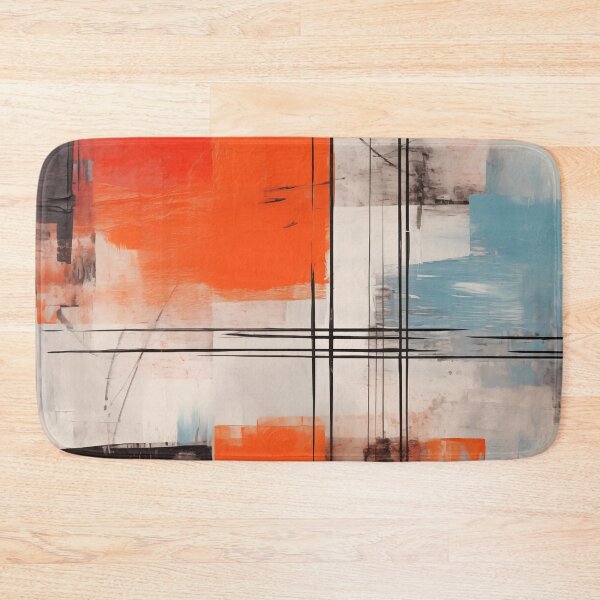 Item preview, Structural Harmony - Geometric Abstract Painting designed and sold by pooshda.