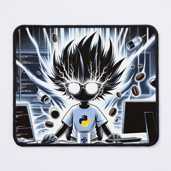 Item preview, Code Charge: The Programmer's High Voltage Python Session designed and sold by TuringTacoTales.