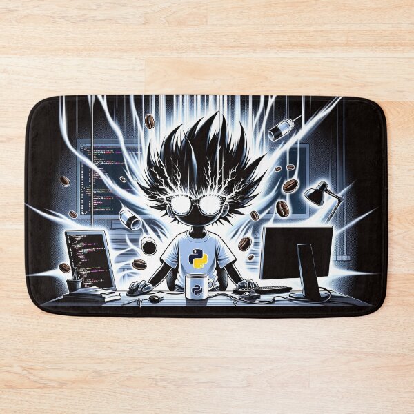 Item preview, Code Charge: The Programmer's High Voltage Python Session designed and sold by TuringTacoTales.