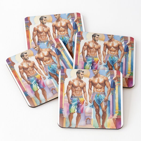 Item preview, Shirtless Uzbekistan Hunk Men designed and sold by Places On Earth.