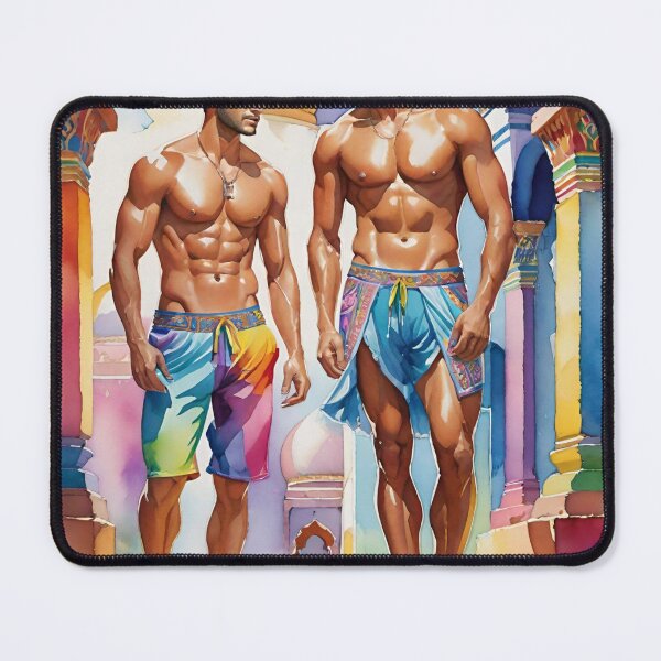 Item preview, Shirtless Uzbekistan Hunk Men designed and sold by Places On Earth.