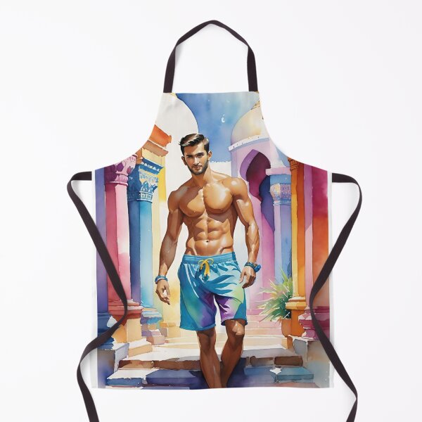 Item preview, Uzbek men shirtless beautiful designed and sold by Places On Earth.