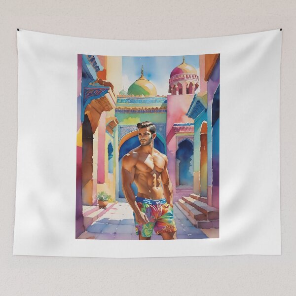 Item preview, Uzbekistan Culture Man Art designed and sold by Places On Earth.