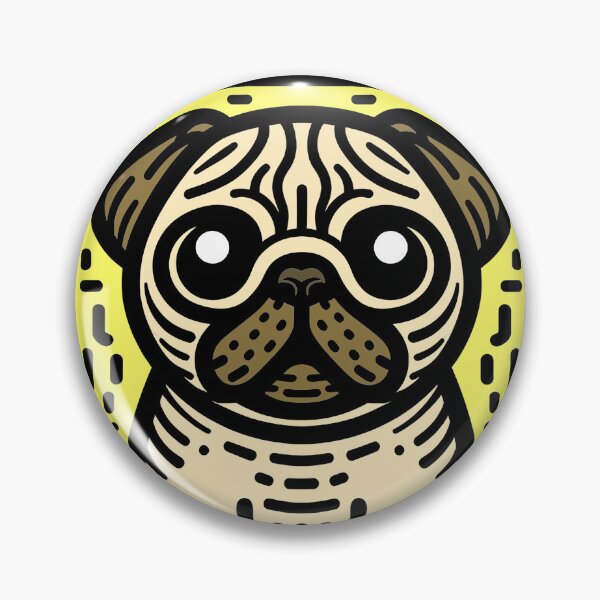 Item preview, Pug Pop Art - Black and white designed and sold by FunnehGacha.