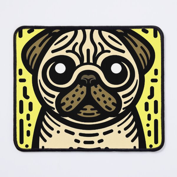 Item preview, Pug Pop Art - Black and white designed and sold by FunnehGacha.