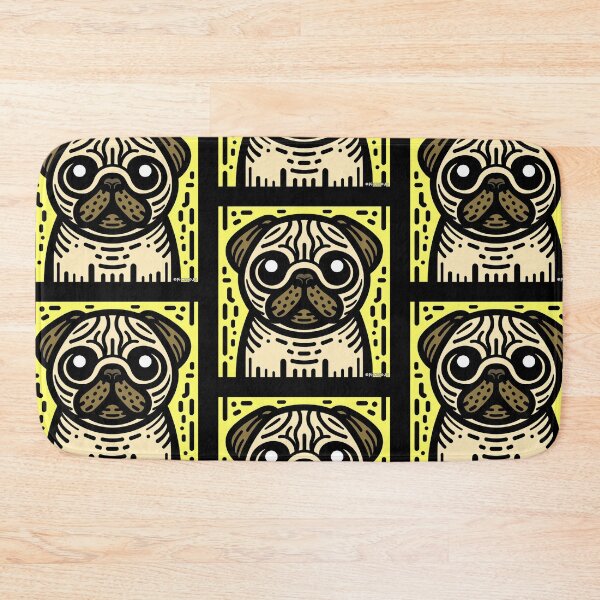 Item preview, Pug Pop Art - Black and white designed and sold by FunnehGacha.