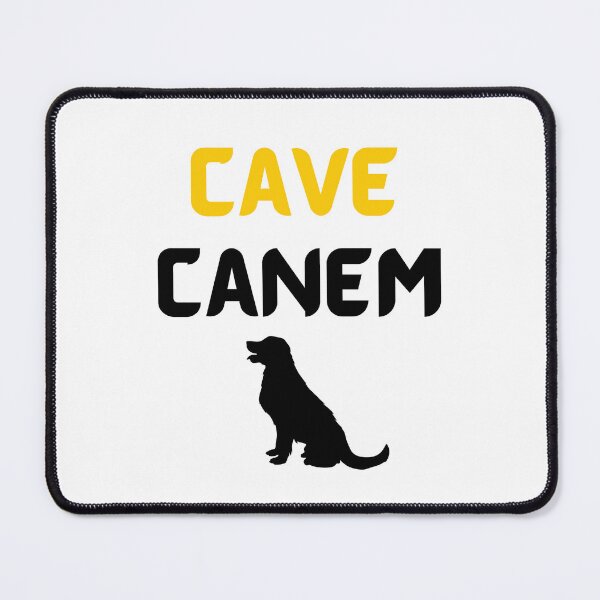 Item preview, Cave Canem, be aware of the dog Sticker designed and sold by Qafilla ⭐⭐⭐⭐⭐.