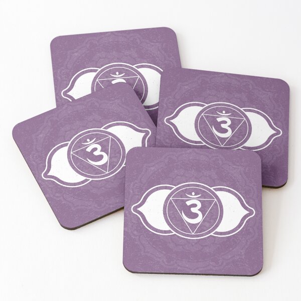 Item preview, Third Eye Chakra Mandala - Plum + Snow designed and sold by Irene Estelle.