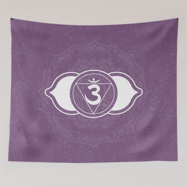 Item preview, Third Eye Chakra Mandala - Plum + Snow designed and sold by Irene Estelle.