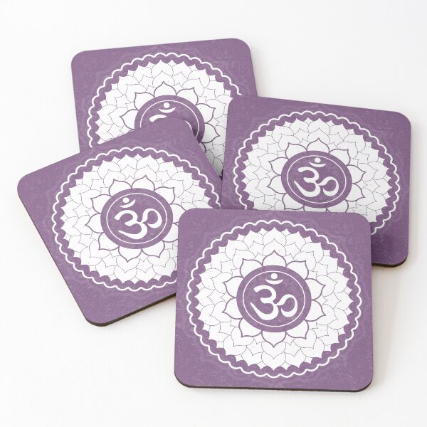 Item preview, Crown Chakra Mandala - Plum + Snow designed and sold by Irene Estelle.