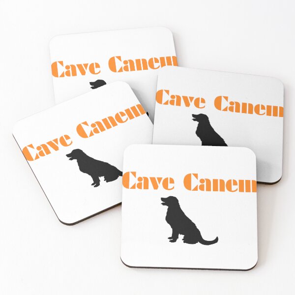 Item preview, Cave Canem, be aware of the dog Sticker designed and sold by Qafilla  ⭐⭐⭐⭐⭐.