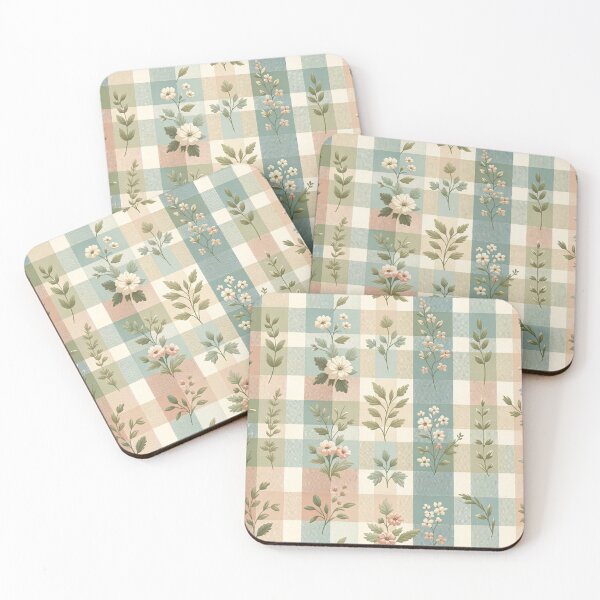 Item preview, Summer Color Inspired Checkered (Gingham) Pattern Print designed and sold by PinUpPizzazz.