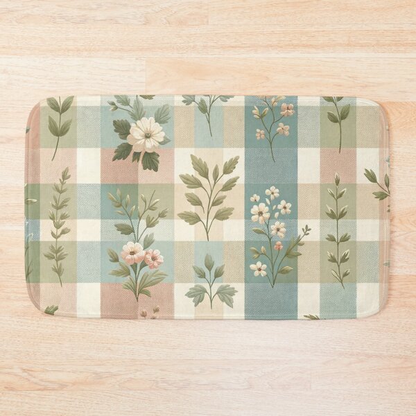 Item preview, Summer Color Inspired Checkered (Gingham) Pattern Print designed and sold by PinUpPizzazz.