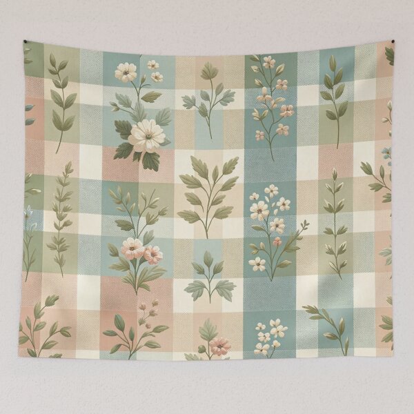 Item preview, Summer Color Inspired Checkered (Gingham) Pattern Print designed and sold by PinUpPizzazz.