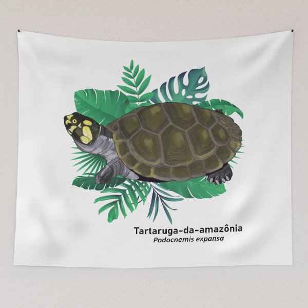 Item preview, tartaruga da amazonia designed and sold by pjcriativo.
