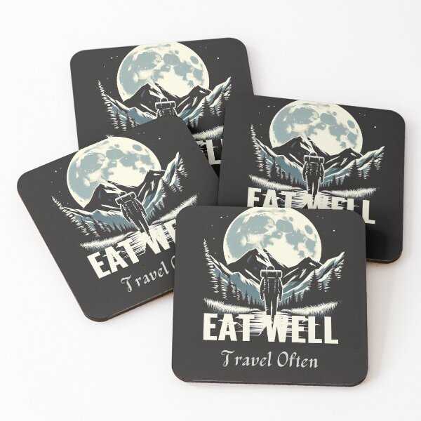 Item preview, Eat Well Travel Often designed and sold by Auchi_Verse.