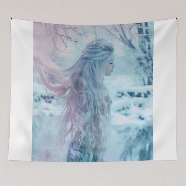 Item preview, Realm of Luminous Dreams: Ethereal Tapestry designed and sold by AI-Only Creations.