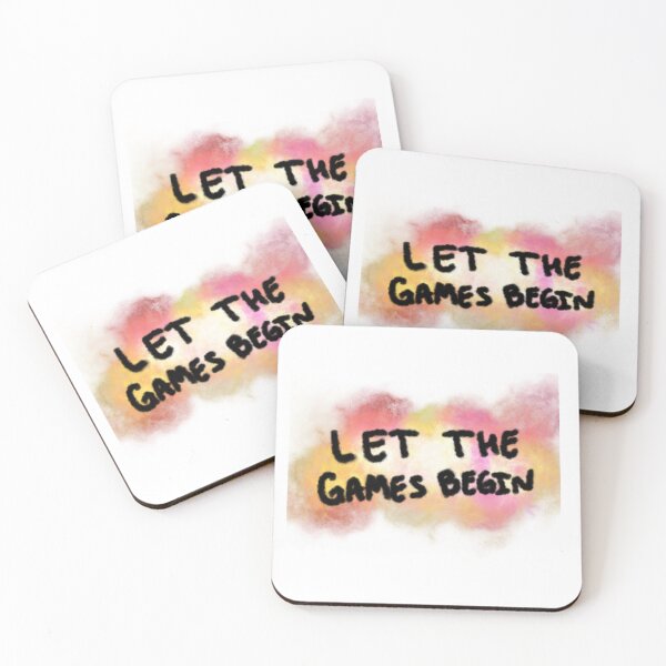 Item preview, ...Let the games begin designed and sold by TheRatatatnat.