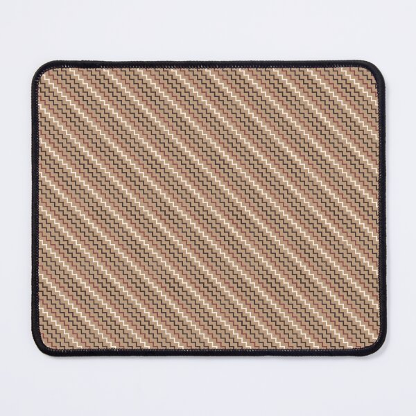 Item preview, Natural Colors Wave Vibrations Brown Background Infinite Pattern designed and sold by Alchemy-A-La-G.
