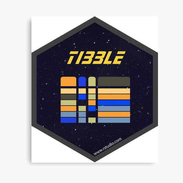 tibble hex logo Canvas Print