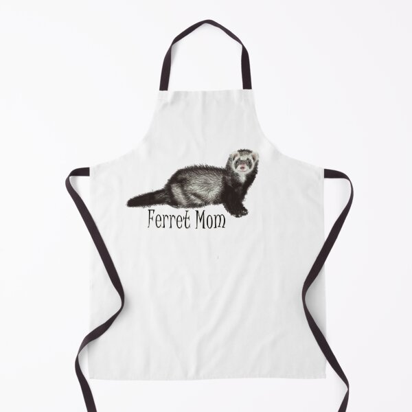 Item preview, Ferret Mom Black Text with Sable Ferret designed and sold by MountMercantile.