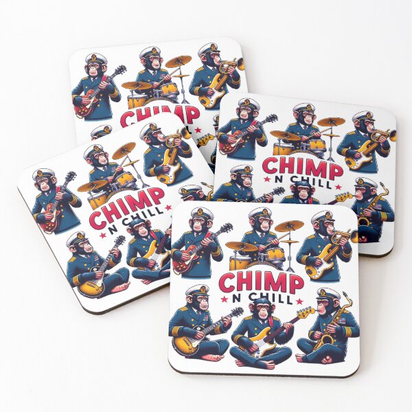 Item preview, Chimp N' Chill Yacht Rock Band designed and sold by HippieFarms11.