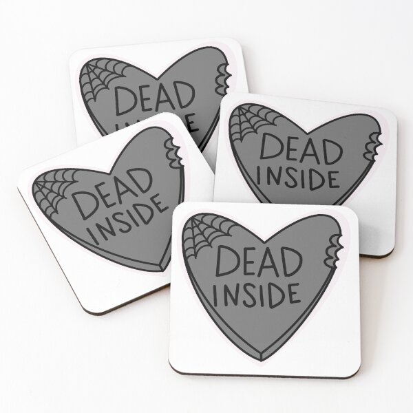 Item preview, Dead inside funny conversation heart candy designed and sold by torilizmua.