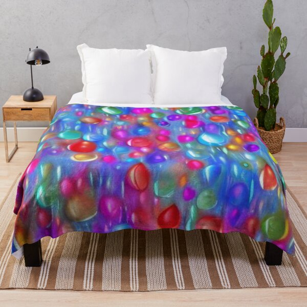 Item preview, Abstract Colorful Raindrops Pattern designed and sold by calibrit.