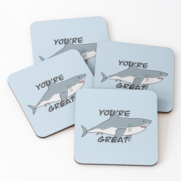 Item preview, You’re great shark pun designed and sold by Skatehaliak.