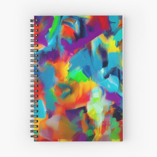 Item preview, Abstract Colorful Brush Stokes Pattern designed and sold by calibrit.