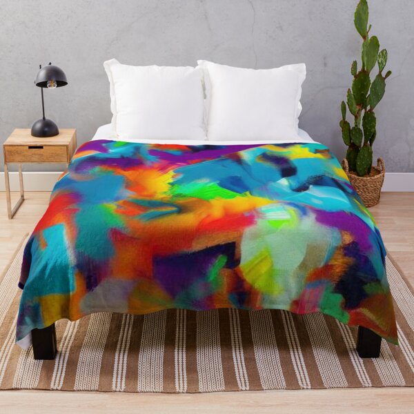 Item preview, Abstract Colorful Brush Stokes Pattern designed and sold by calibrit.