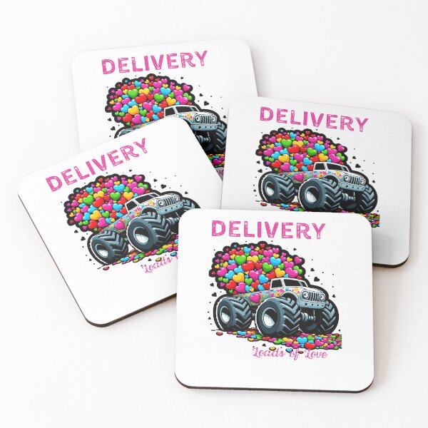 Item preview, Cute Monster Truck Design Spreads Love with Every Print designed and sold by Auchi_Verse.