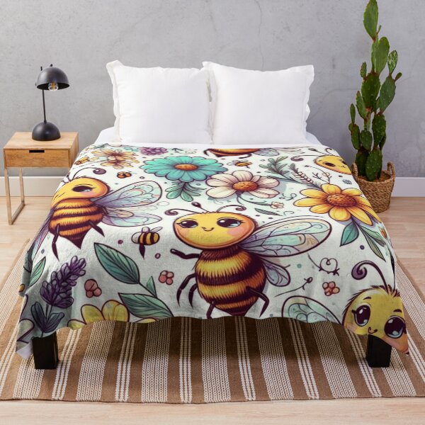 Item preview, Bees Pattern - Nature-inspired Design for Bee Lovers designed and sold by asbno19.