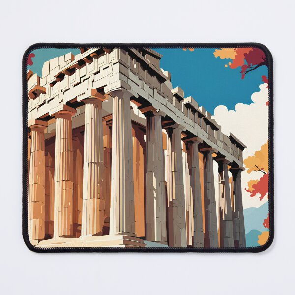 Item preview, The Parthenon In Athens Modern Travel Advert designed and sold by Glimmersmith.