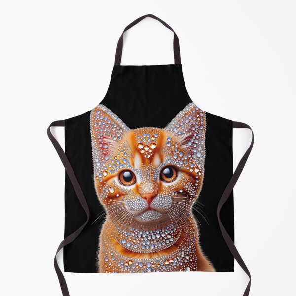 Item preview, Sweet Diamond Ginger Cat designed and sold by aikittycats.