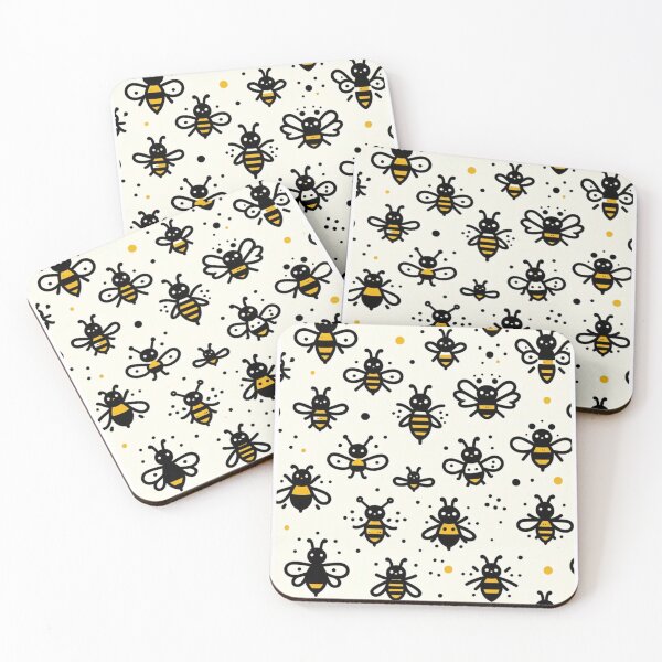 Item preview,  Bees Pattern - Nature-inspired Design for Bee Lovers designed and sold by asbno19.