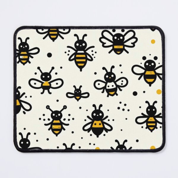 Item preview, Bees Pattern - Nature-inspired Design for Bee Lovers designed and sold by asbno19.