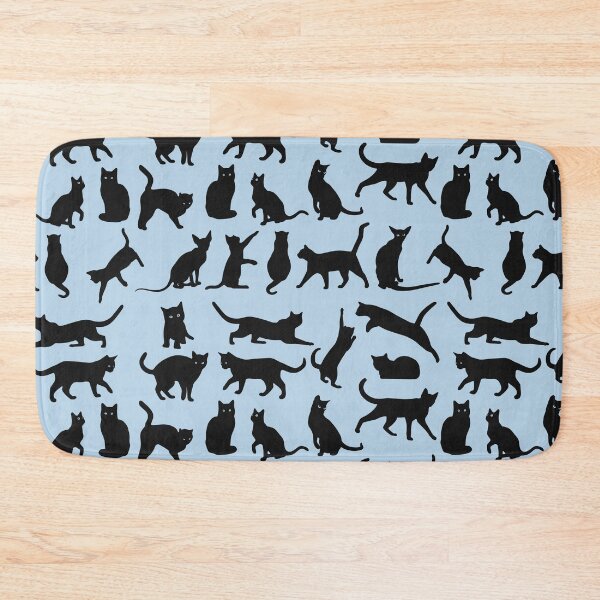 Item preview, Cats pattern various poses - Blue designed and sold by SpartanDStore.