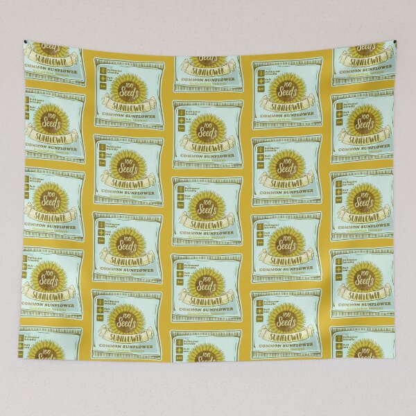 Item preview, Sunflower seeds packet designed and sold by piedaydesigns.