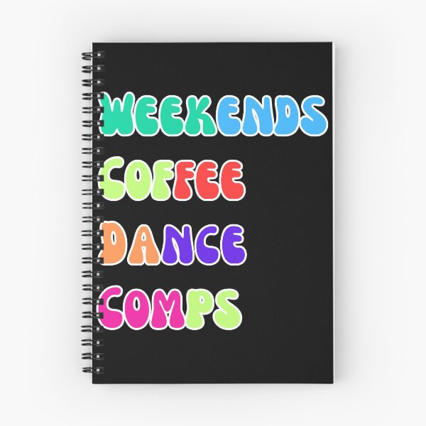 Artikelvorschau, „Weekends Coffee Dance Comps: Farbdesign-T-Shirt für Kinder“ entworfen und verkauft von AI-volution.