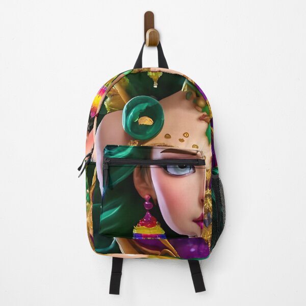 Item preview, Little Miss Mardi Gras Parades Messy Bun Kids Girls Toddler designed and sold by DrawHandArt.