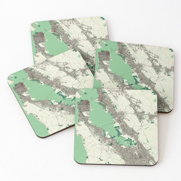 Item preview, San Francisco Street Map designed and sold by mapsbymo.