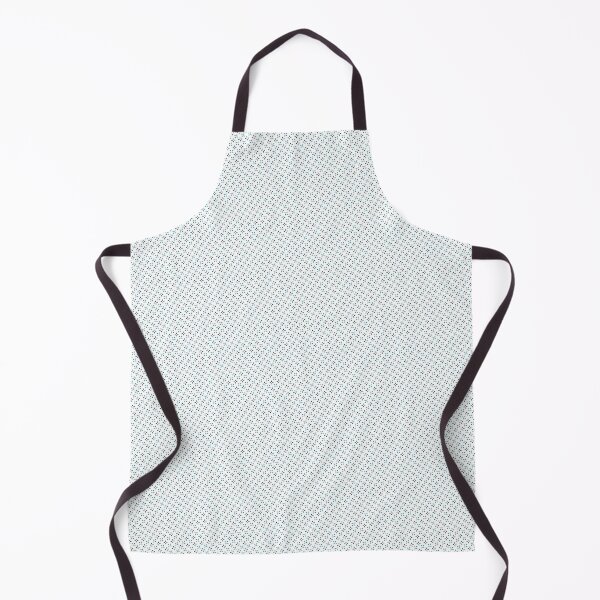Item preview, Black & Blue Flower Petals & Leaves White Infinite Pattern designed and sold by Alchemy-A-La-G.