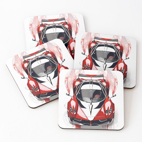 Item preview, Red Abstract Pagani Huayra Ink designed and sold by DecarYourself.