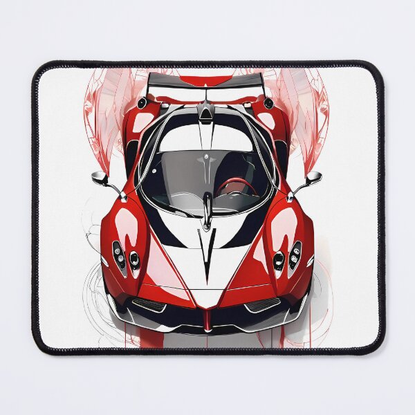 Item preview, Red Abstract Pagani Huayra Ink designed and sold by DecarYourself.