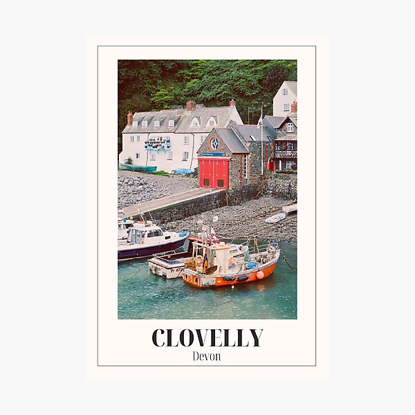 Item preview, Clovelly, Devon designed and sold by DevonCornwallPrints.