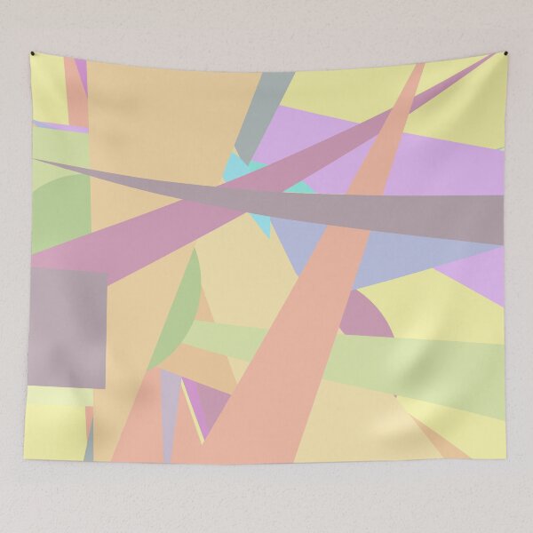 Item preview, The Geometry of Joy 16. Gentle Colorful Joyful Abstract designed and sold by Yu-Va.