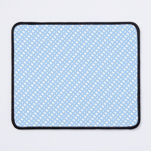 Item preview, Baby Blue Railroad Rectangles White Background Infinite Pattern designed and sold by Alchemy-A-La-G.
